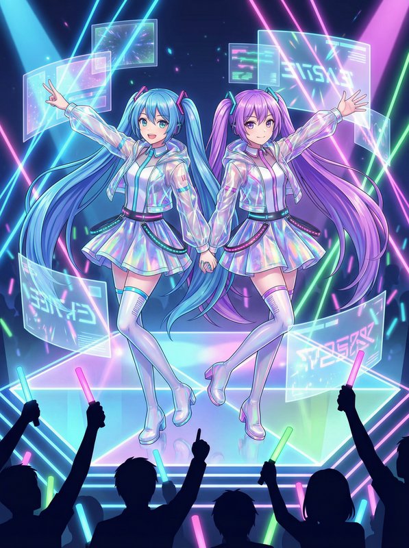 糖心动漫-双子偶像演唱会